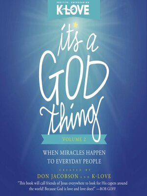 cover image of It's a God Thing Volume 2